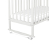 SKV Company Julia Light White LB - Детская кроватка на колесиках - изображение 3 | Labebe