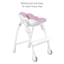 Oribel Cocoon Pink, Rose Meringue - Feeding chair - image 5 | Labebe