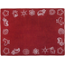Lorena Canals Farm Red - Washable handmade rug - image 1 | Labebe