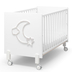 Erbesi Little Moon Bianco - Детская кроватка на колесиках - изображение 2 | Labebe